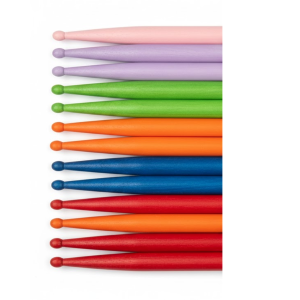 Baquetas GB15 5A Hebi Kuo  De Colores Puntas De Madera
